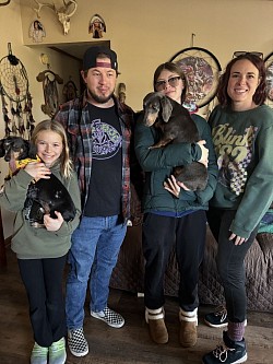 Oliver and his new family